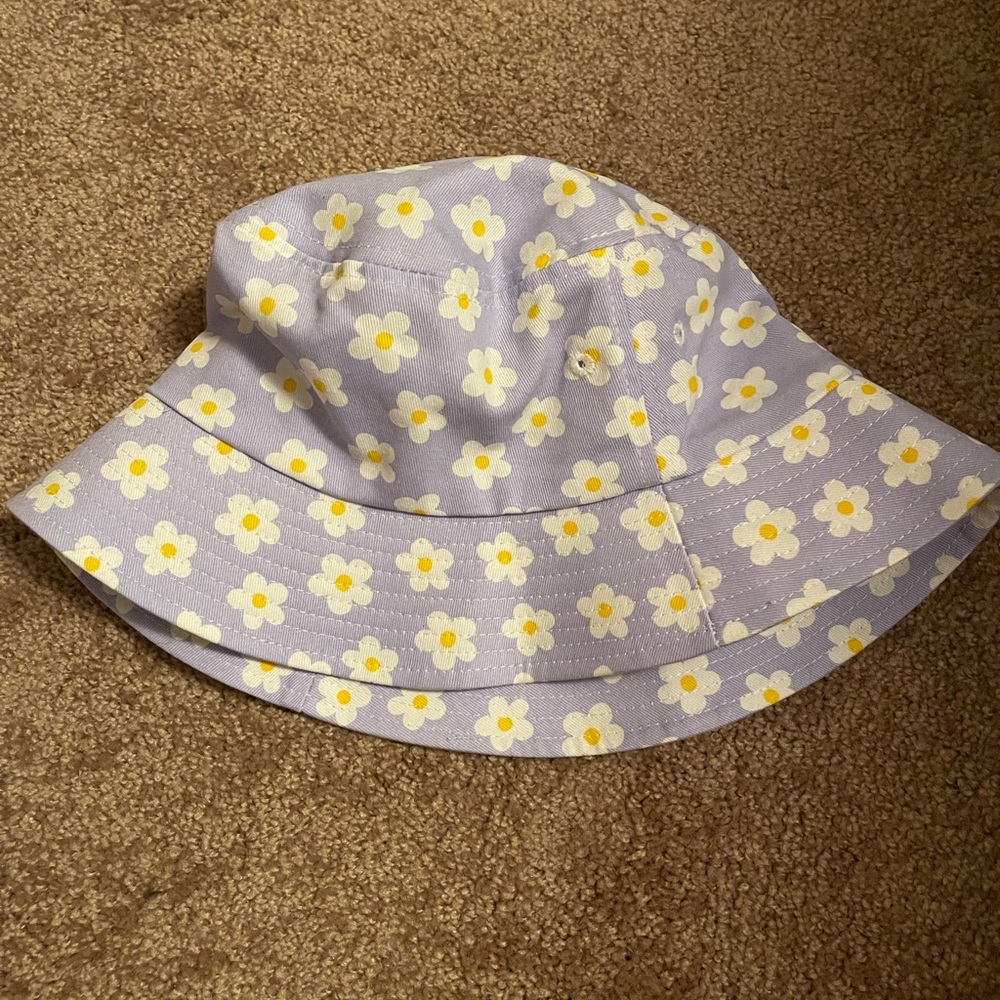 Ulta Beauty Purple and Yellow Floral Bucket Hat